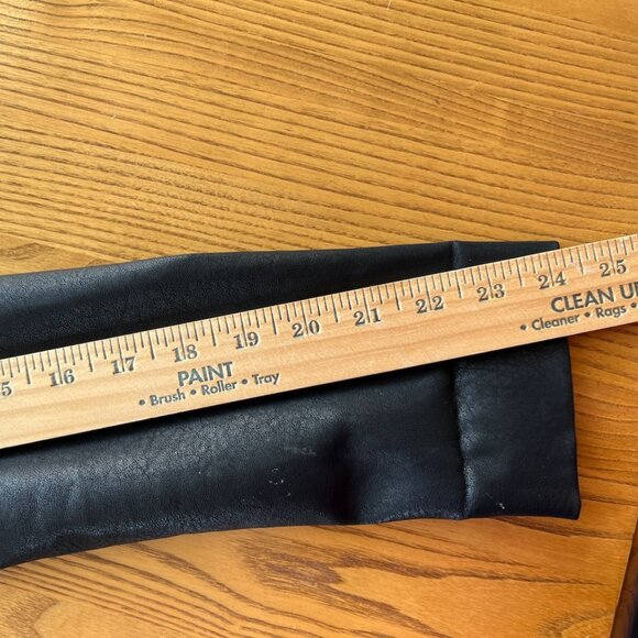 Michael Kors black faux leather jacket size M - Picture 5 of 9